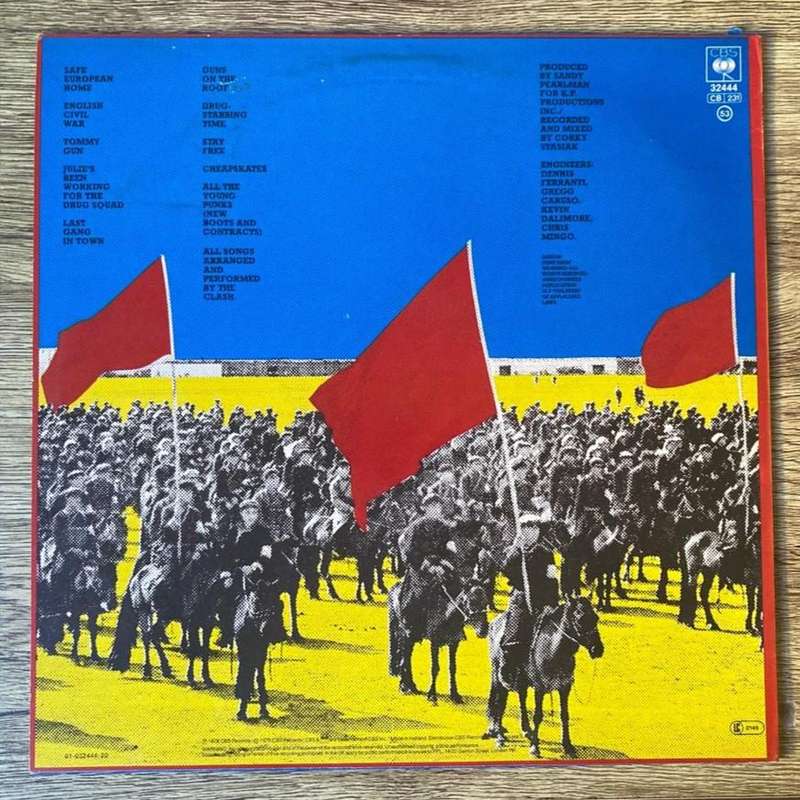 The Clash - Give 'Em Enough Rope LP/Album (1984 European import) VG+/G+