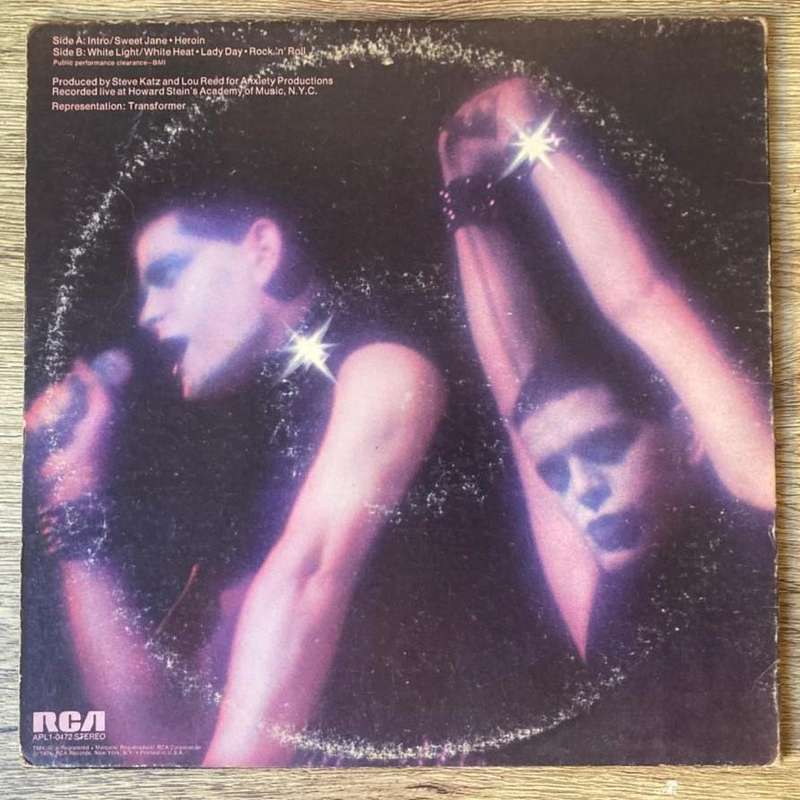 Lou Reed - Rock n Roll Animal LP/Album (1974 US import) VG/VG