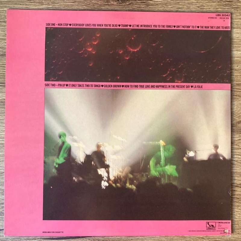 The Stranglers - La Folie LP/Album (1981 UK import) VG+/VG+