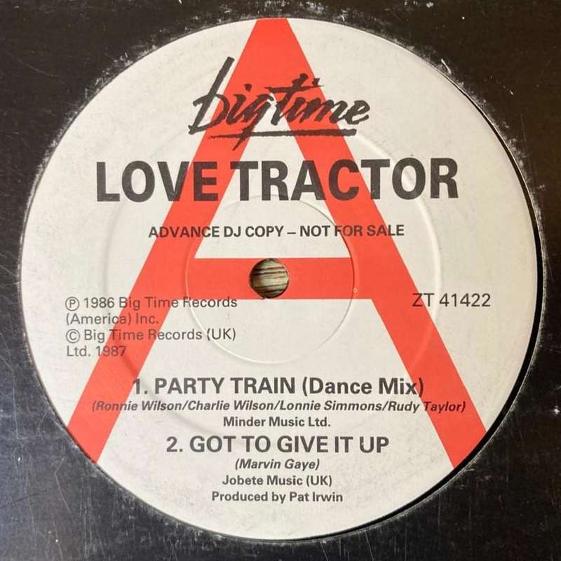 Love Tractor - Party Train 12"/promo (1987 UK import) VG+/Gen