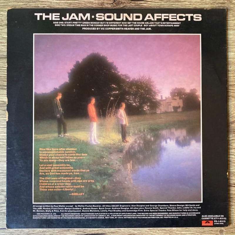 The Jam - Sound Affects LP/Album (1981 US import) VG/VG