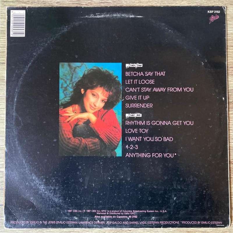 Gloria Estefan & Miami Sound Machine - Let It Loose LP/Album (1987 SA press) VG/G+
