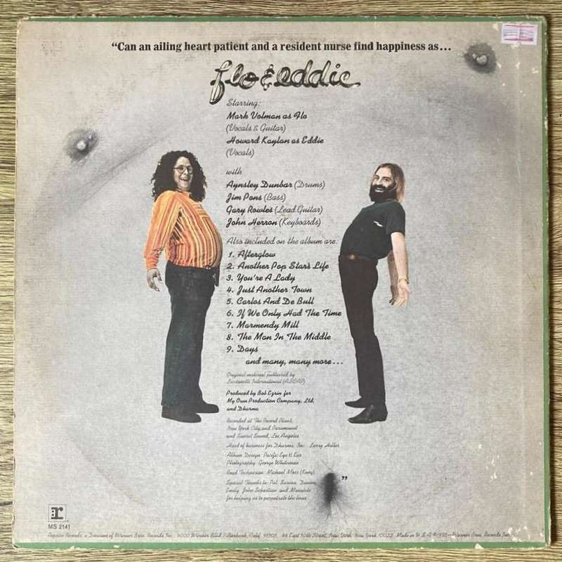 Flo & Eddie (self-titled) LP/Album (1973 US import) VG+/VG