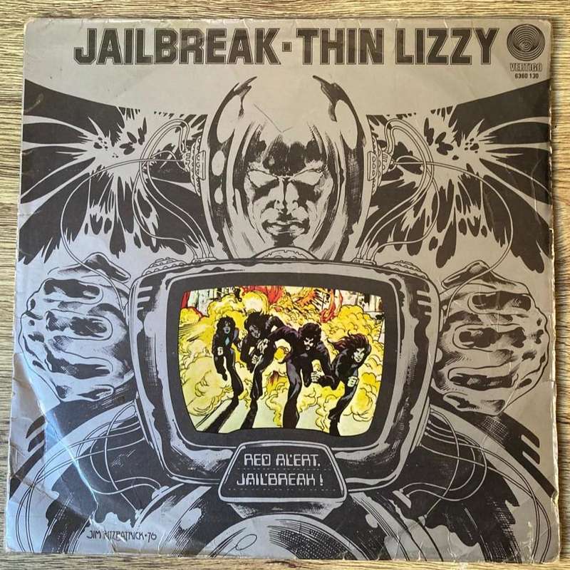 Thin Lizzy - Jailbreak LP/Album (1976 SA press) VG/G+