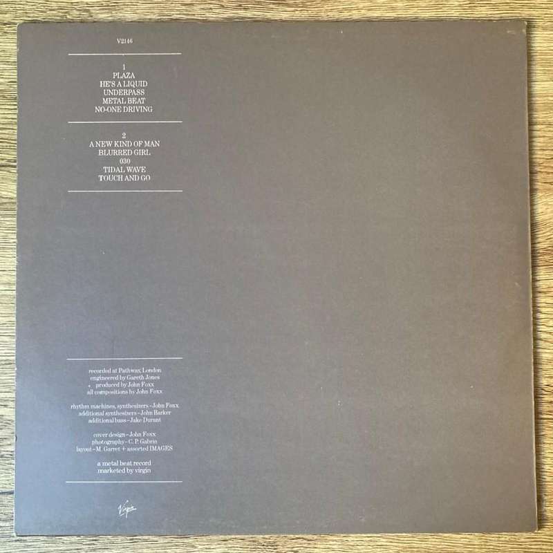 John Foxx - Metamatic LP/Album (1980 UK import) VG+/VG+