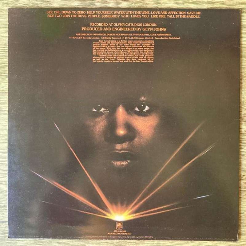 Joan Armatrading (self-titled) LP/Album (1976 UK import) VG+/VG+