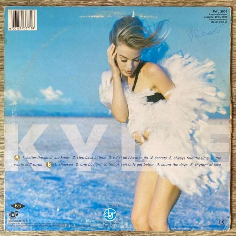 Kylie Minogue - Rhythm Of Love LP/Album (1990 SA press) VG/VG