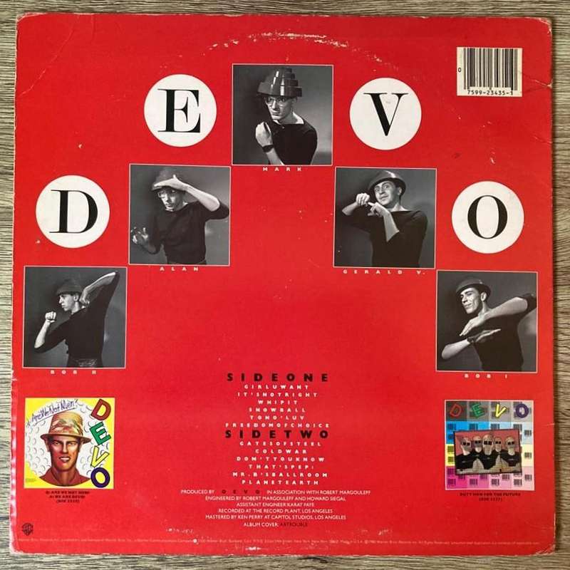 Devo - Freedom Of Choice LP/Album (1980 US import) VG/VG