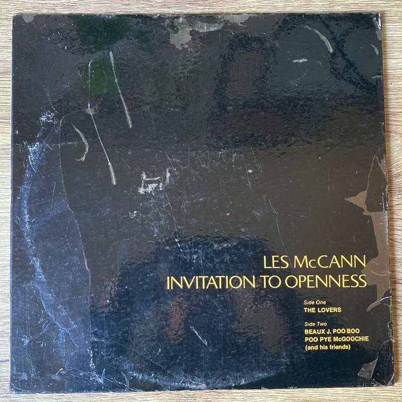 Les McCann - Invitation To Openness LP/Album (1972 US import) VG-/VG