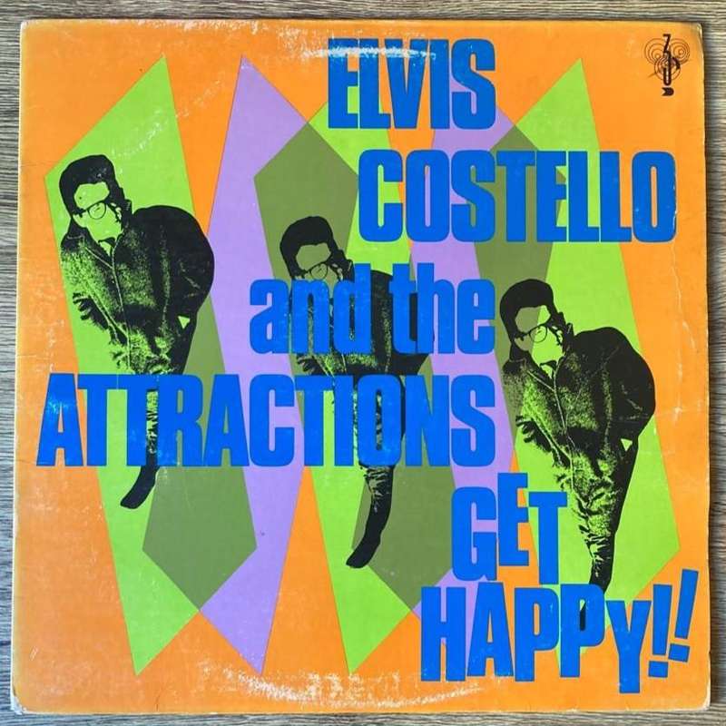 Elvis Costello & the Attractions - Get Happy!! LP/Album (1980 US import) VG/VG