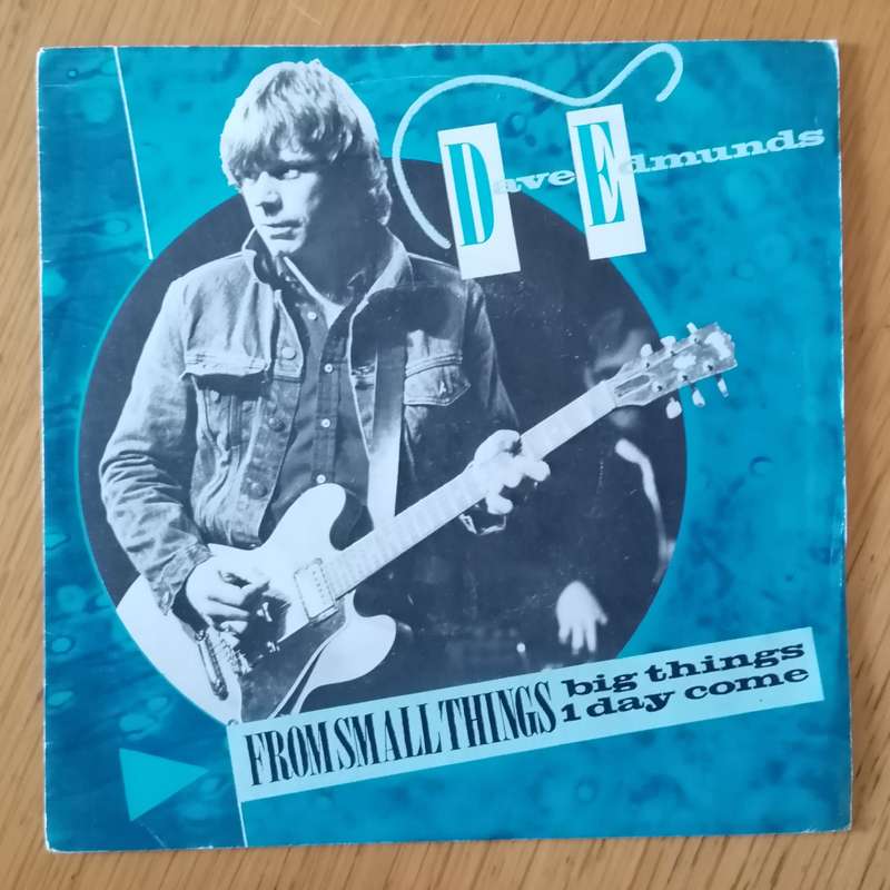 Dave Edmunds - From Small Things, Big Things Come 7"/single (1982 UK import) VG+/VG+