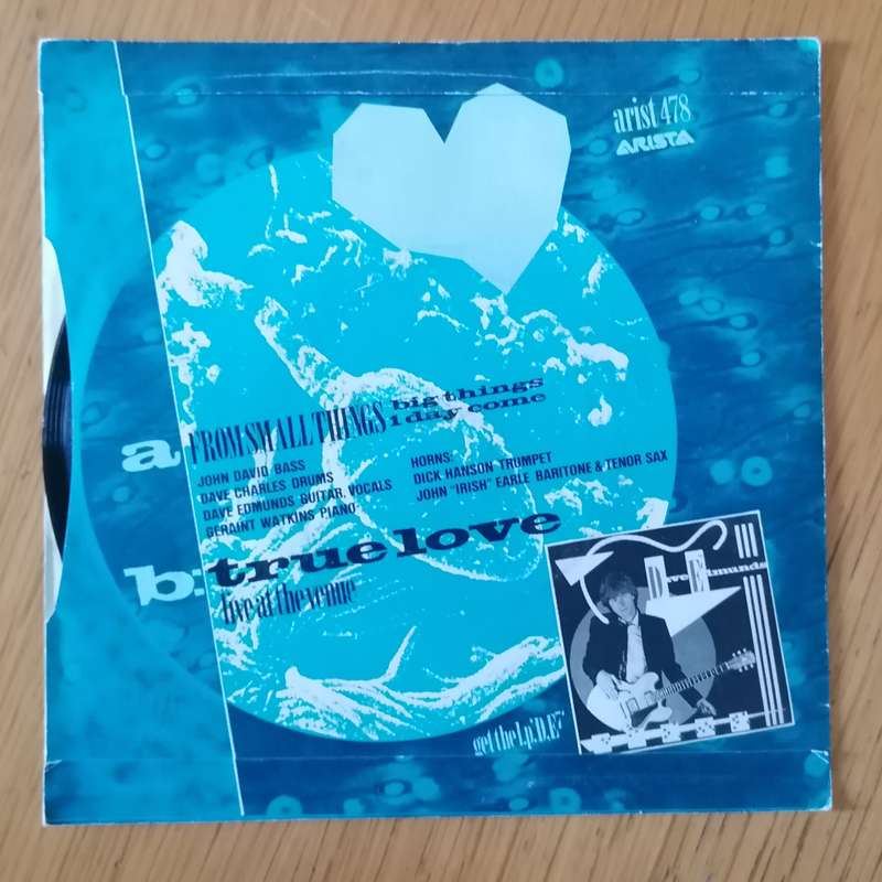 Dave Edmunds - From Small Things, Big Things Come 7"/single (1982 UK import) VG+/VG+