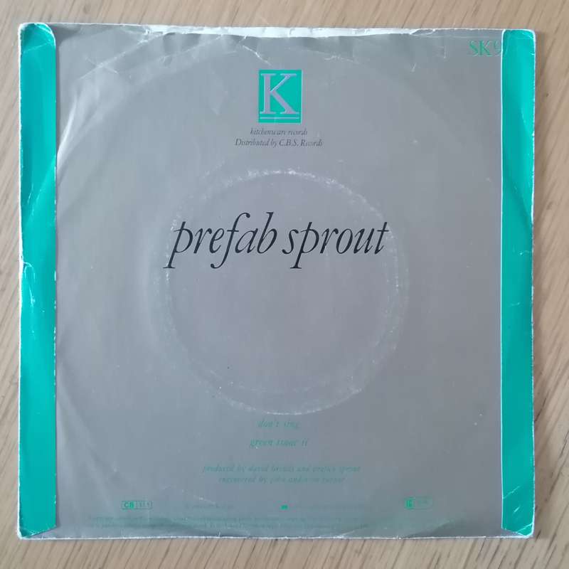 Prefab Sprout - Don't Sing 7"/single (1984 UK import) VG+/VG