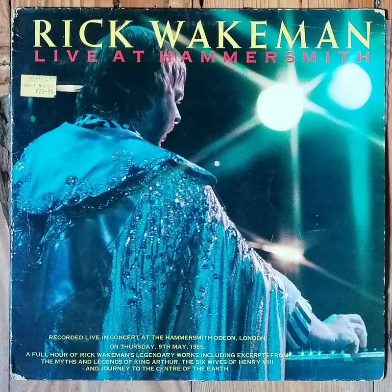 Rick Wakeman - Live At Hammersmith LP/Album (1985 UK import) VG/G+