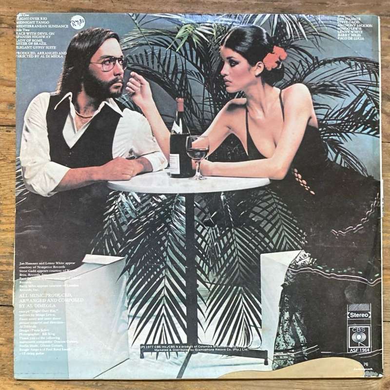 Al Di Meola - Elegant Gypsy LP/Album (1977 SA press) VG/VG