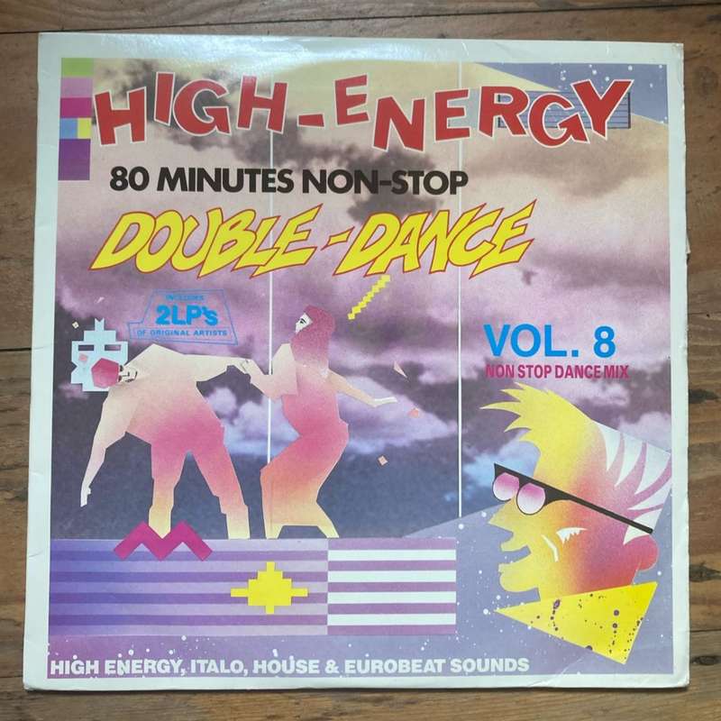 Various - High Energy Double-Dance Vol.8 2xLP/Comp. (1987 SA press) VG+/VG/VG