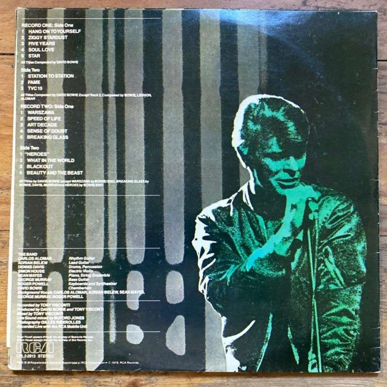 David Bowie - Stage 2xLP/Album (1978 SA press) VG+/VG+/VG+