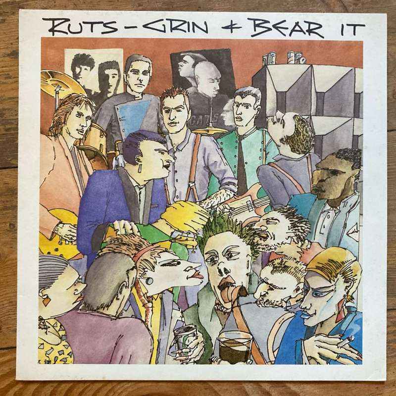 The Ruts - Grin and Bear It LP/Comp. (1986 UK import) VG+/VG+