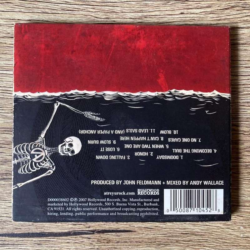 Atreyu - Lead Sails Paper Anchor CD/Album (2007 US import) VG+/VG
