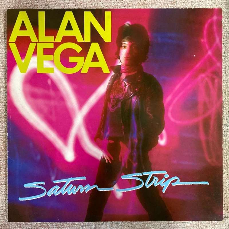 Alan Vega - Saturn Strip LP/Album (1983 European import) VG+/VG+