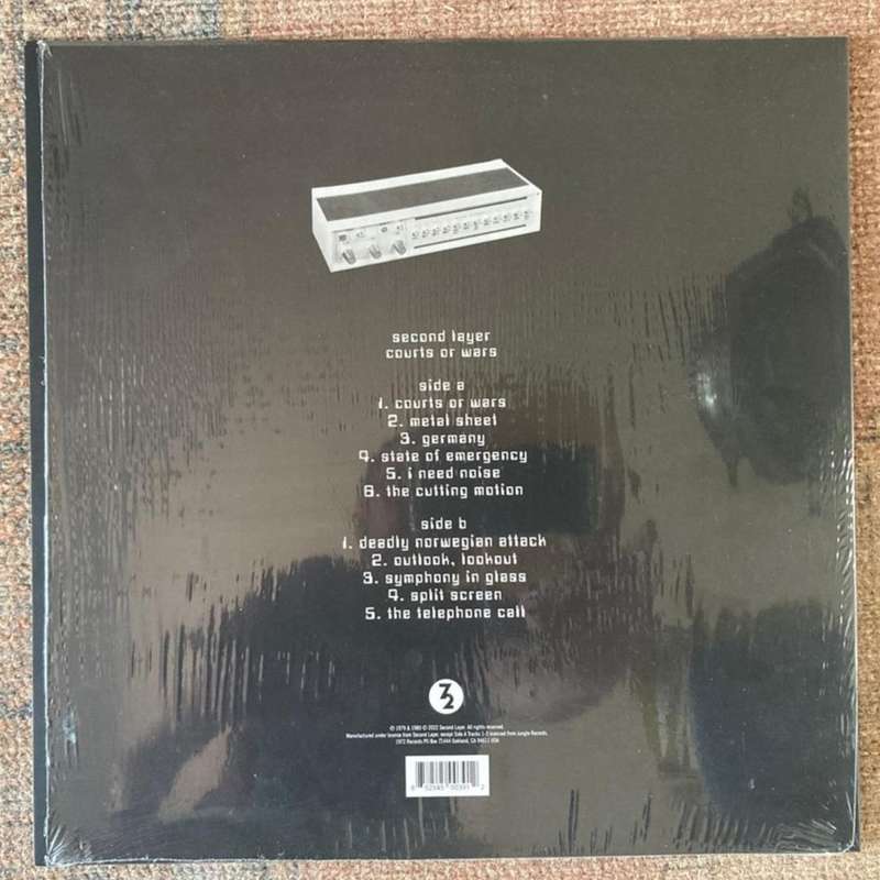 Second Layer - Courts Or Wars LP/Comp. (2023 US import red vinyl] NM