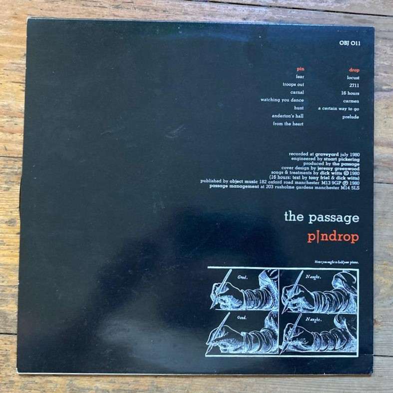 The Passage - Pindrop LP/Album (1980 UK import) VG+/VG+