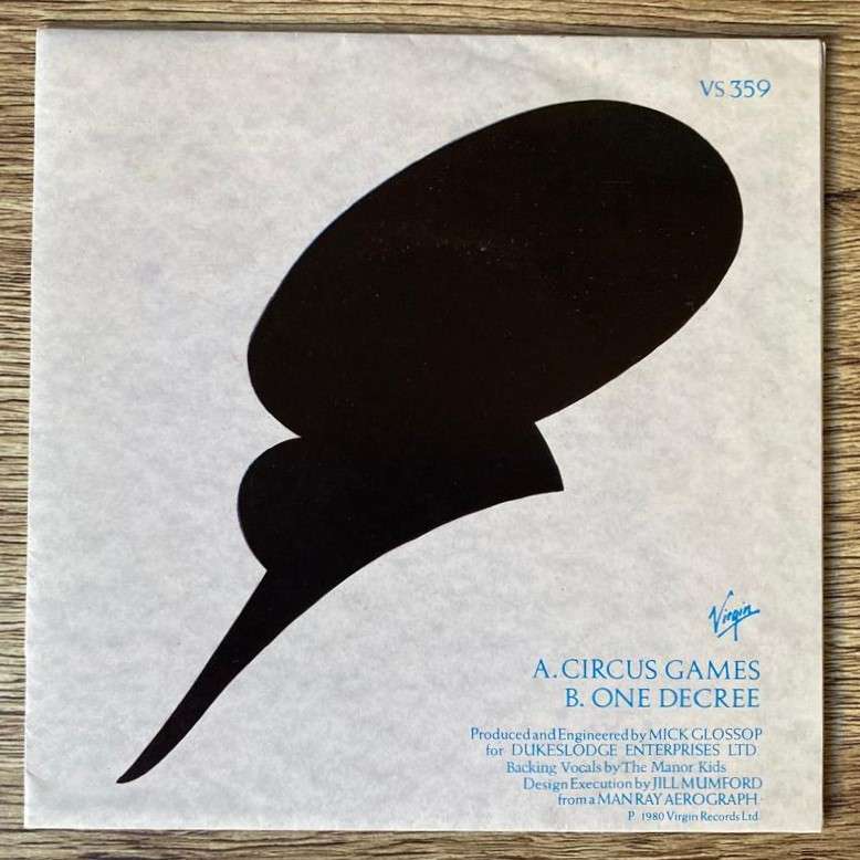 Skids - Circus Games 7"/single (1980 UK import, foldout poster sleeve) VG+/VG+