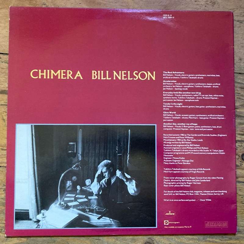 Bill Nelson - Chimera LP/mini-album (1983 UK import) VG+/VG+