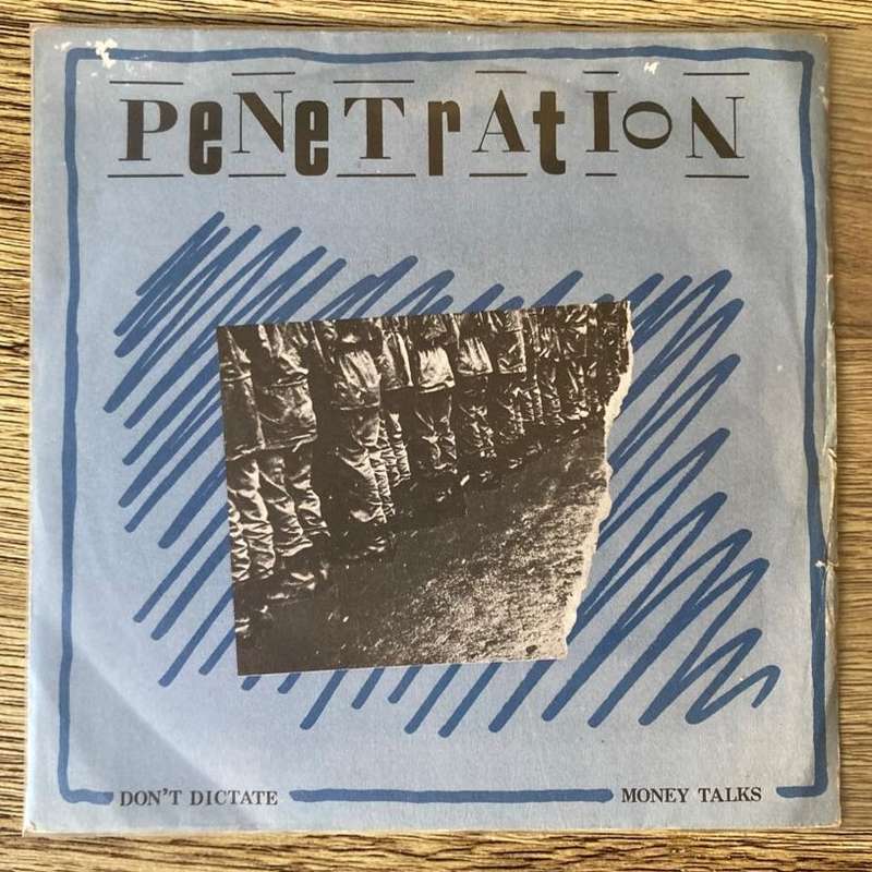 Penetration - Don't Dictate 7"/single (1977 UK import) VG/G+