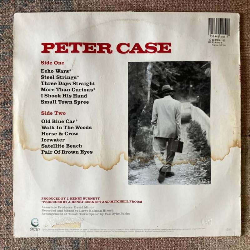 Peter Case (self-titled) LP/Album (1986 Euro import) VG/G
