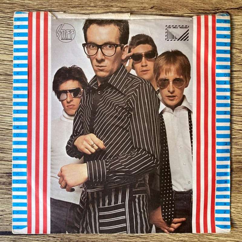 Elvis Costello - Watching the Detectives 7"/single (1977 UK import) VG+/G+