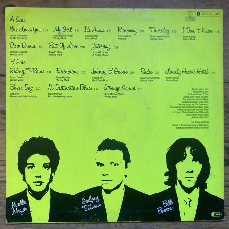 The Fred Banana Combo (self-titled) LP/Album (1980 German import) VG+/VG+