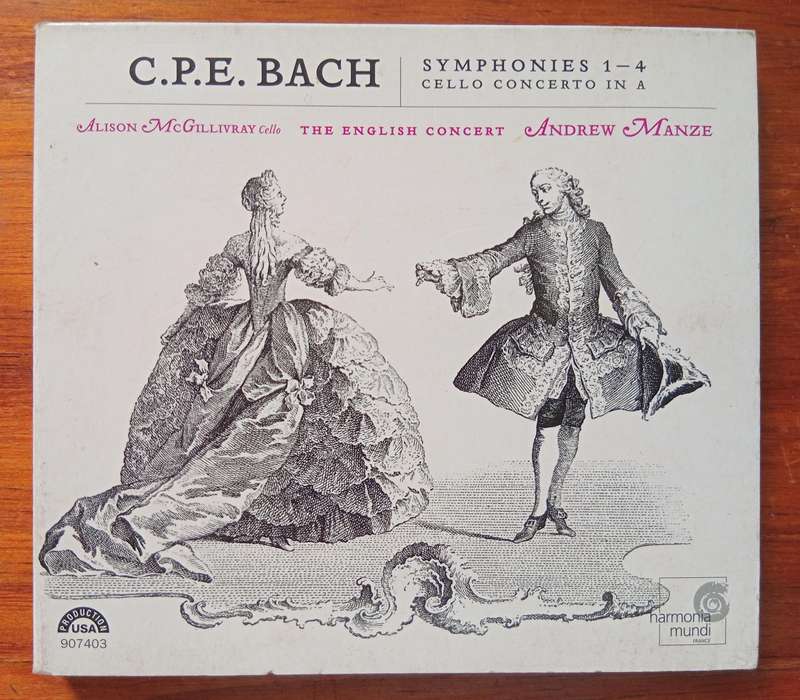 CPE Bach: Symphonies 1-4, Cello Concerto in A
