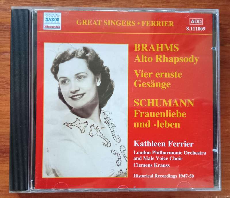 Brahms & Schumann: Songs (Ferrier)