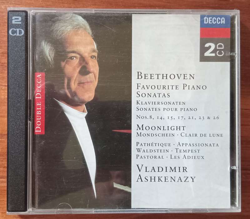 Beethoven: Favourite Piano Sonatas (2CDs, Ashkenazy)