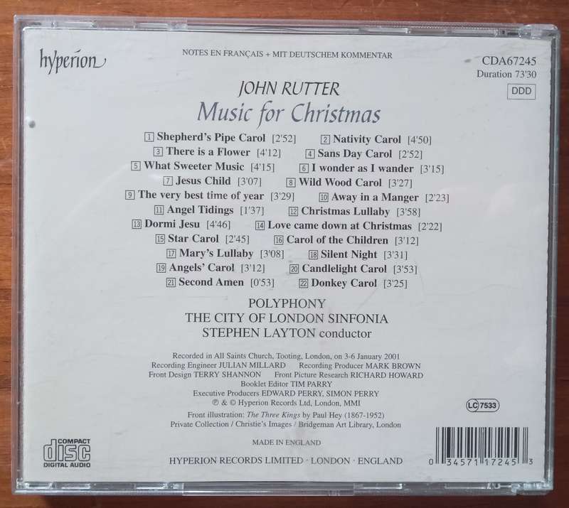 Rutter: Music for Christmas