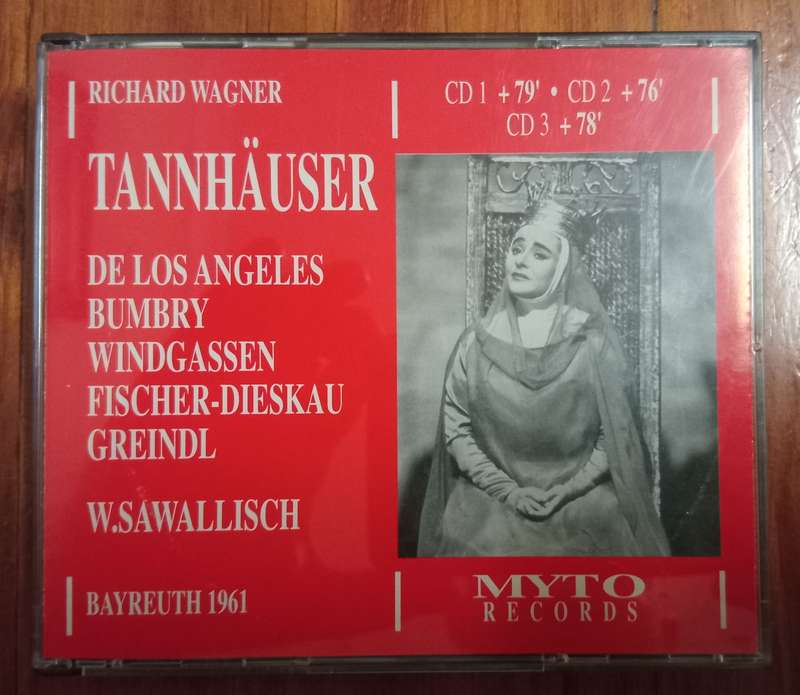 Wagner: Tannhauser (3CDs, Sawallisch)