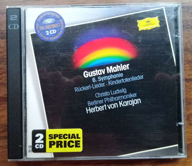 Mahler: Symphony No. 6, Lieder (Karajan, 2CDs)