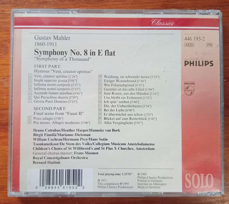 Mahler: Symphony No. 8 (Haitink)