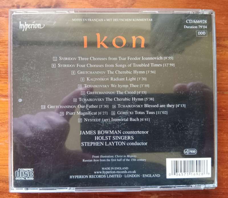 Ikon (Russian Choral Music)