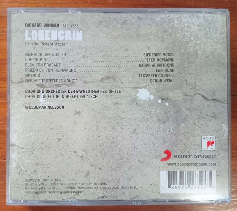 Wagner: Lohengrin (3CDs, Nelsson)