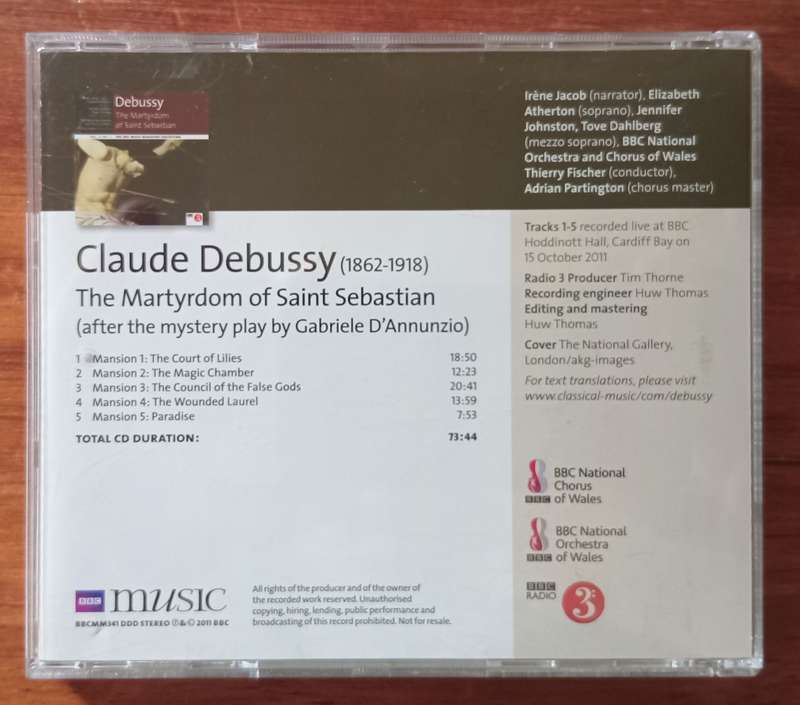 Debussy: The Martyrdom of Saint Sebastian