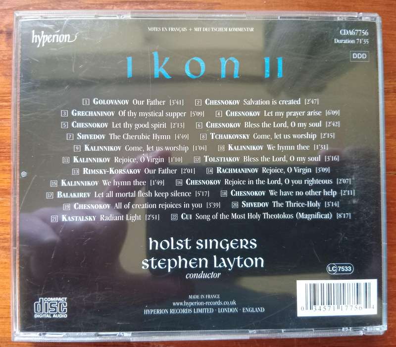 Ikon II (Russian Choral Music)