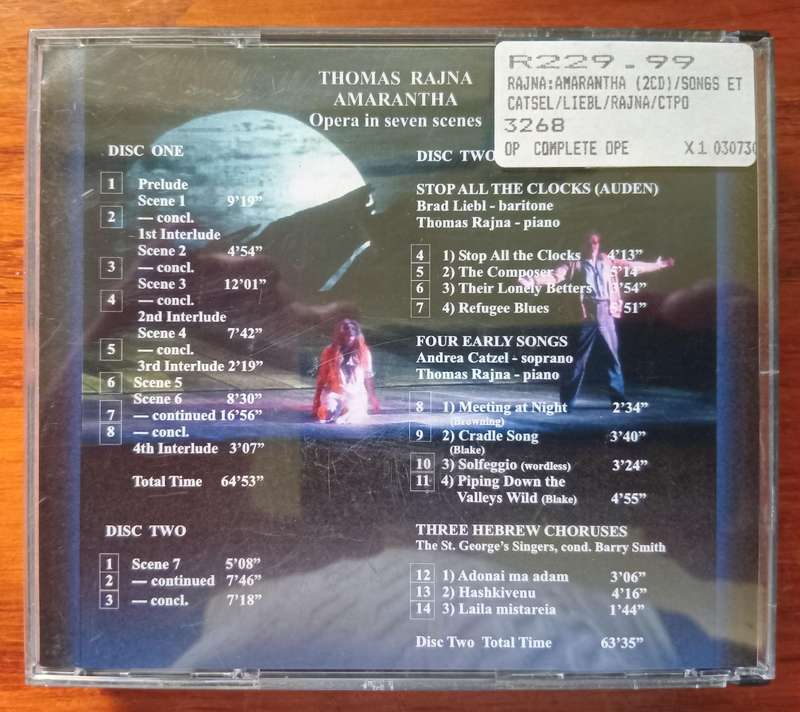 Rajna: Amarantha & Songs (2CDs)