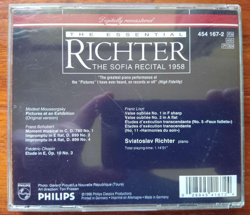 Sviatoslav Richter: The 1958 Sofia Recital