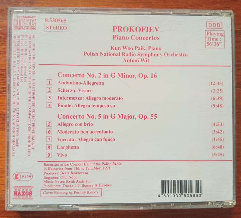 Prokofiev: Piano Concertos Nos. 2 & 5