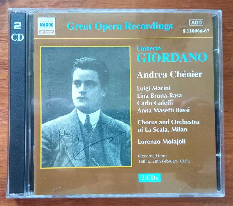 Giordano: Andrea Chenier (2CDs, recorded 1931)