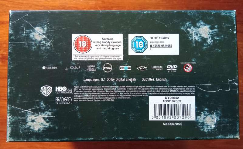 The Sopranos (Complete, Seasons 1-6, Region 2 DVDs)