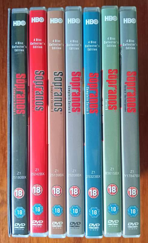 The Sopranos (Complete, Seasons 1-6, Region 2 DVDs)