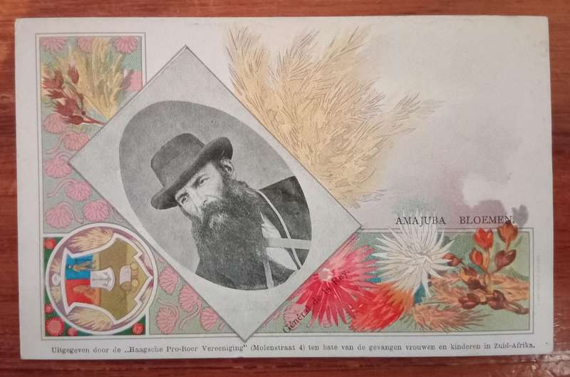 Boer War Era Gen. Koos de la Rey Postcard